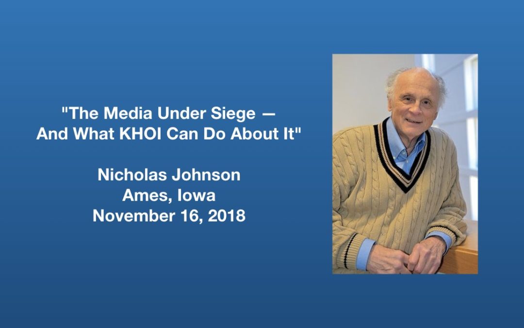 Media Under Siege, Ames, Iowa, Nov. 16, 2018